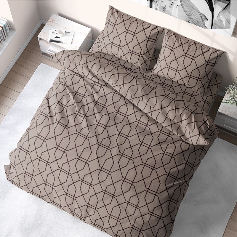 

Комплект постельного белья Time Textile Эмир полуторный Коричневый TT174055-p 50х70