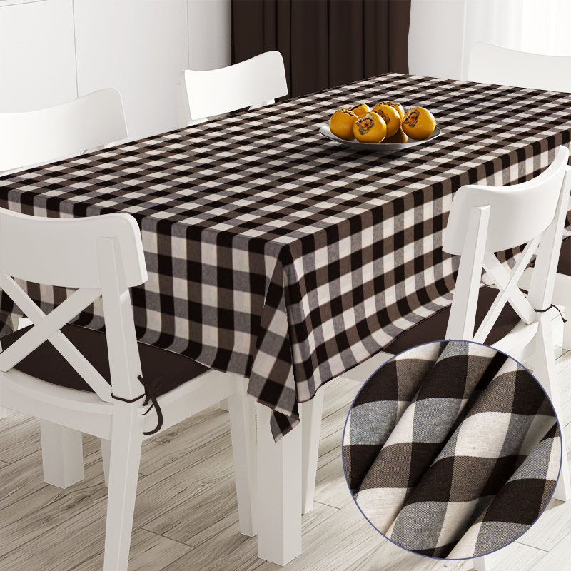 

Скатерть в клетку Time Textile Marissa Brown 3 см Коричневый TT108036 140x200