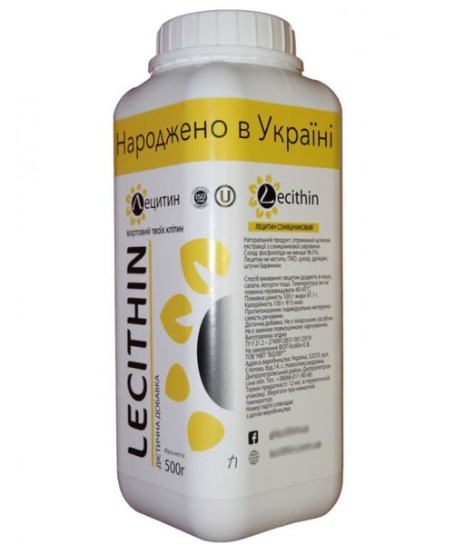 

Лецитин подсолнечный Биолер 500 г