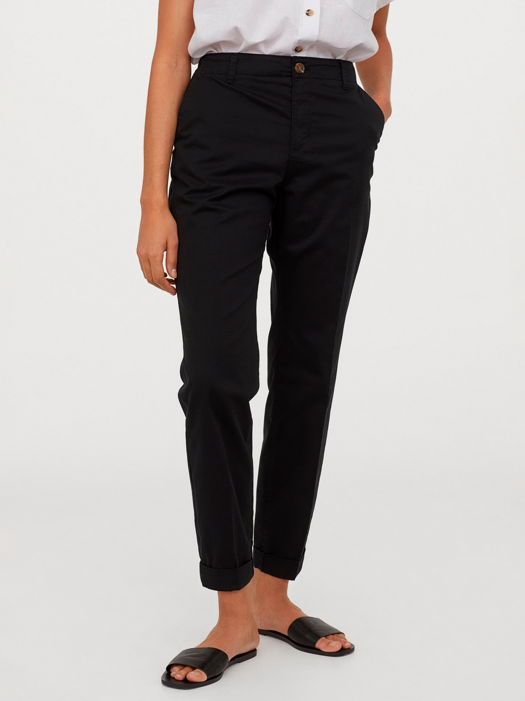 

Брюки H&M 04-0750424-0  Черные (СА2000001870259, Брюки H&M 04-0750424-0 40 Черные (СА2000001870259)