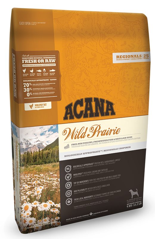 

Сухой корм Acana (Акана) Regional Wild Prairie Dog для собак всех пород и возрастов цыпленок индейка и сельдь 0.34 кг