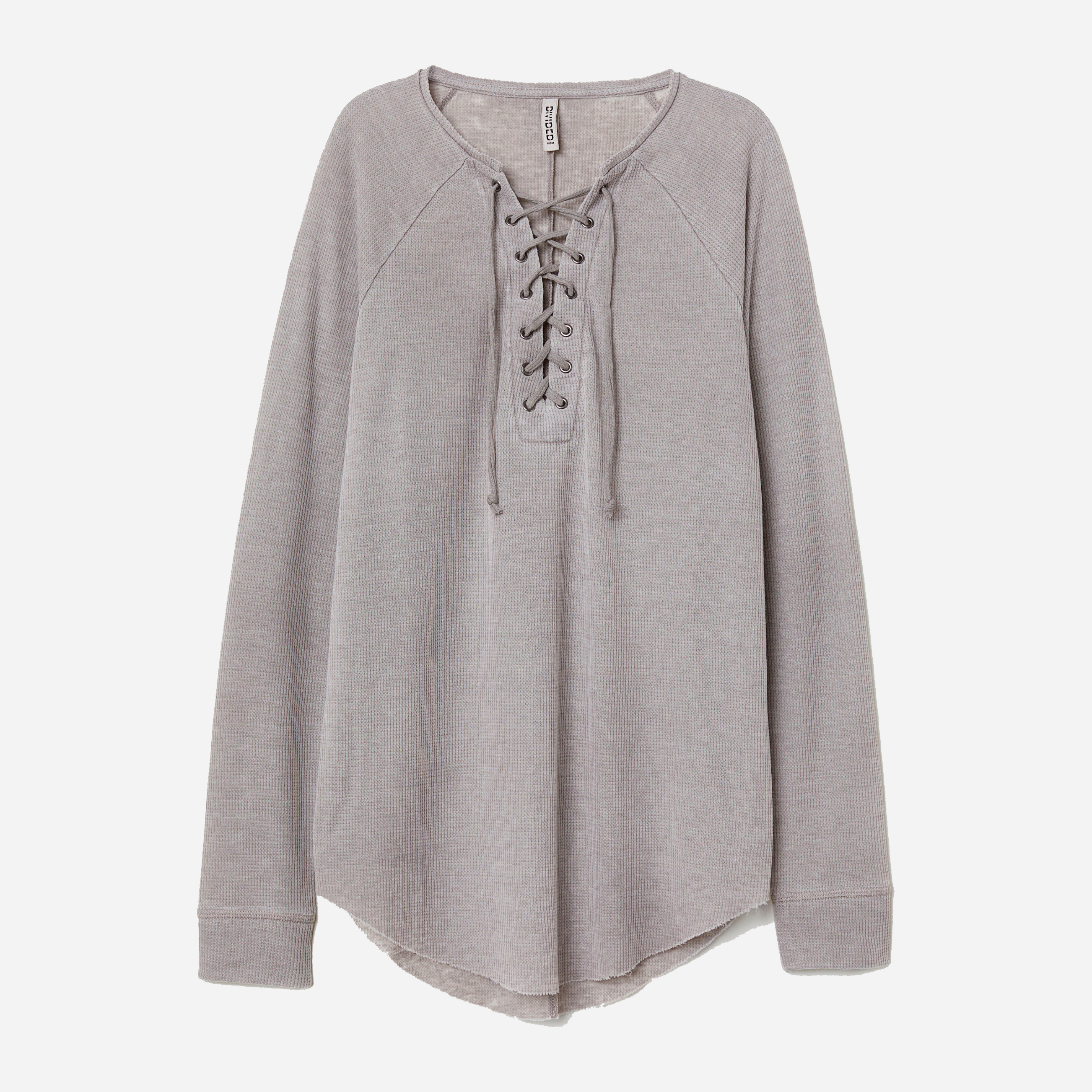 

Лонгслив H&M 0351332-7 L Серый (СА2000001870686)
