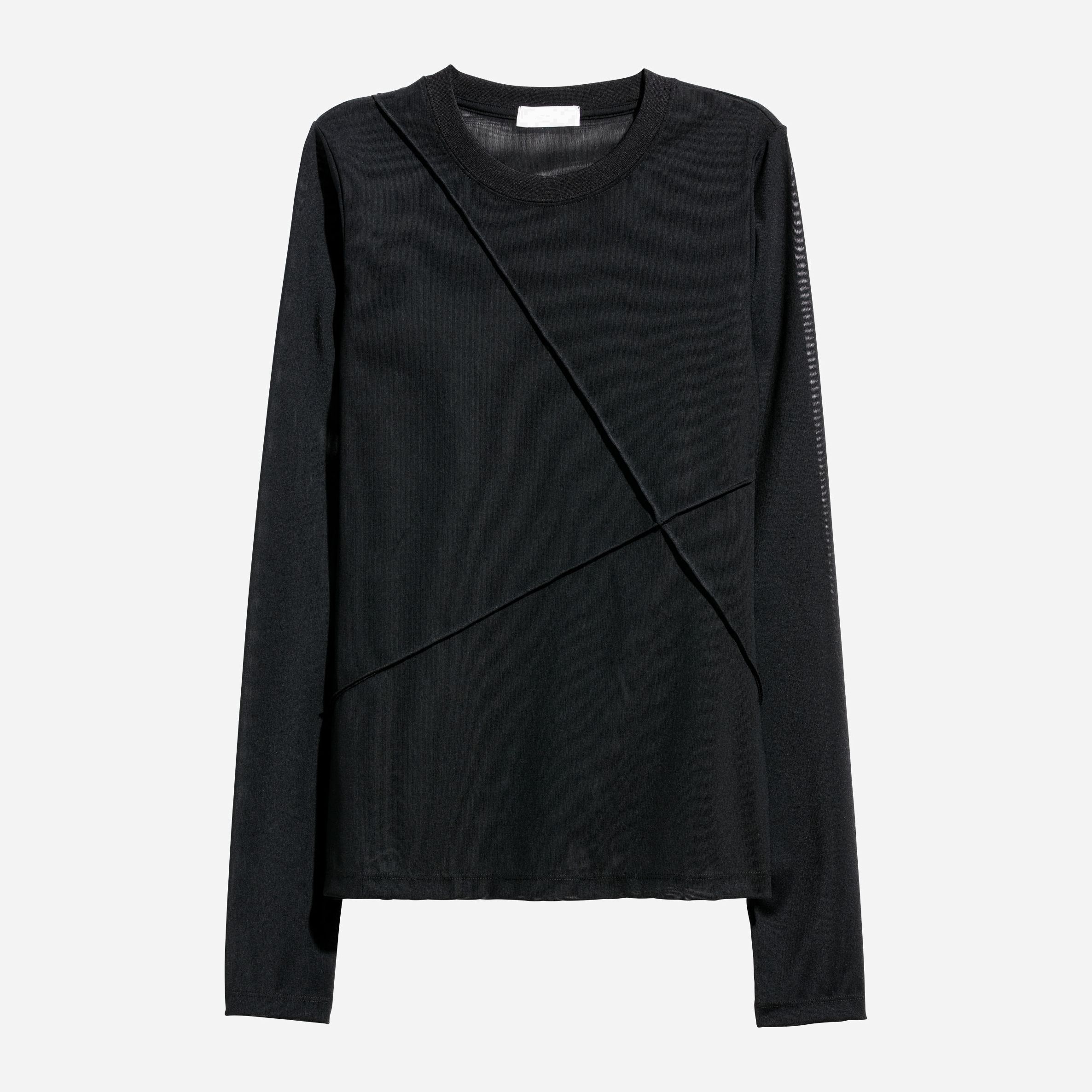 

Лонгслив H&M 09-0618671-001  Черный (СА2000001870921, Лонгслив H&M 09-0618671-001 38 Черный (СА2000001870921)