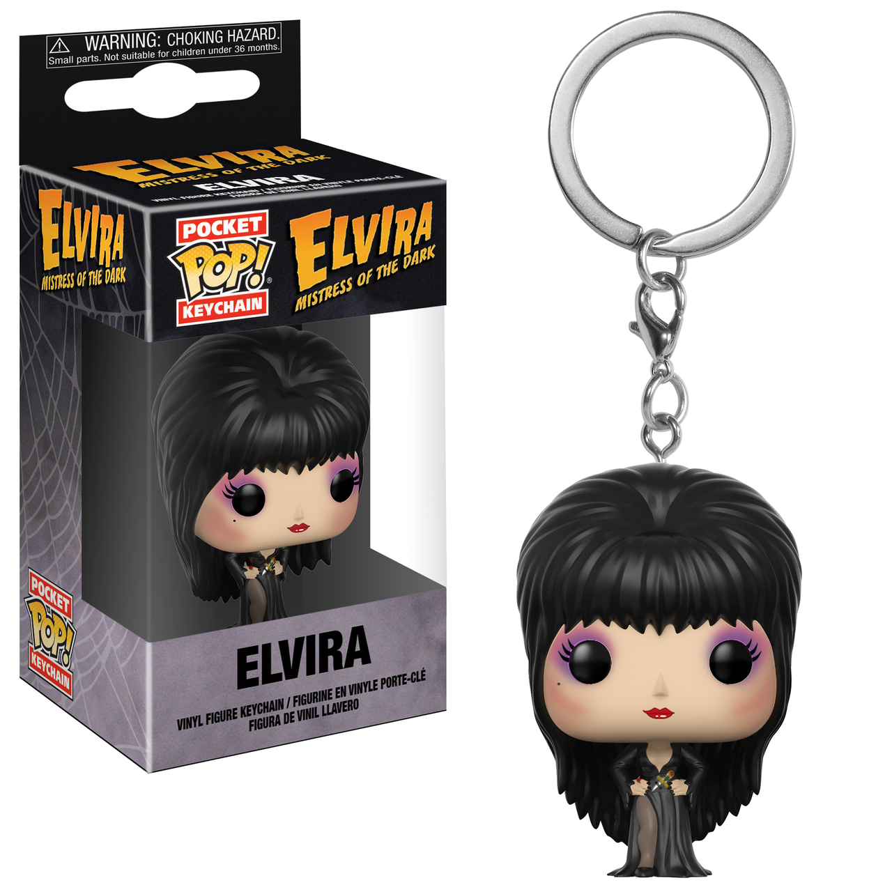 

Фигурка-брелок Funko Pop Эльвира - повелительница тьмы Эльвира Elvira Mistress Of The Dark Elvira 4 см ED 375