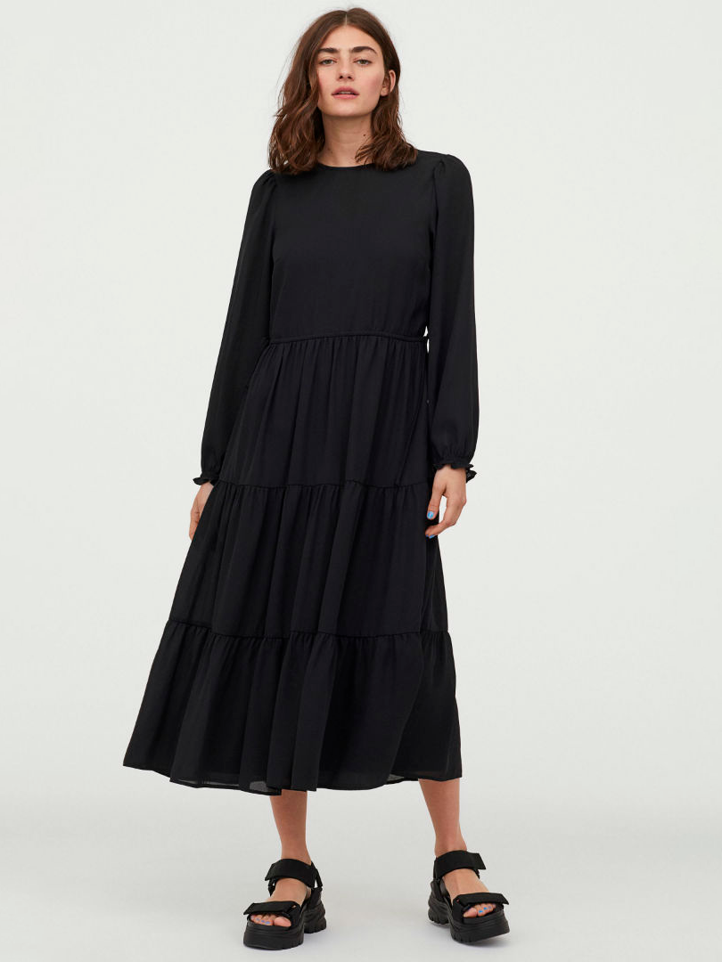 

Платье H&M 0870674-1  Черное, Платье H&M 0870674-1 36 Черное