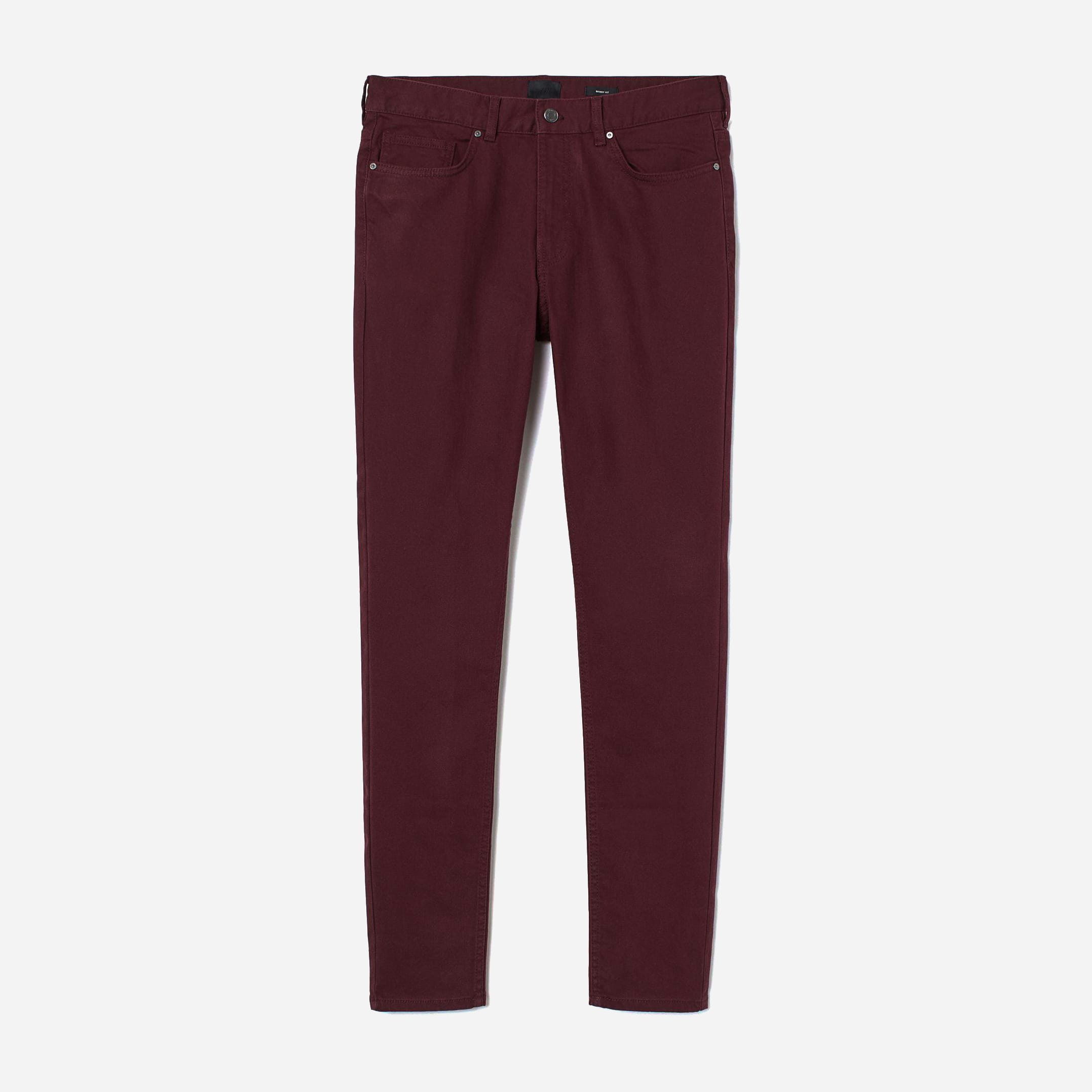 

Джинсы H&M XAZ235865FYKQ 33/34 Бордовые