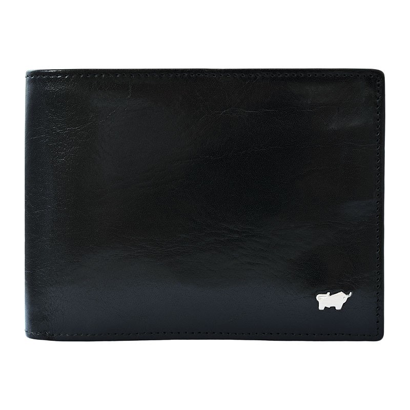 

Портмоне мужское Braun Bueffel BASIC GAUCHO с карманом для монет 9 к. чёрное 12х9.5 см (33122-004-010)