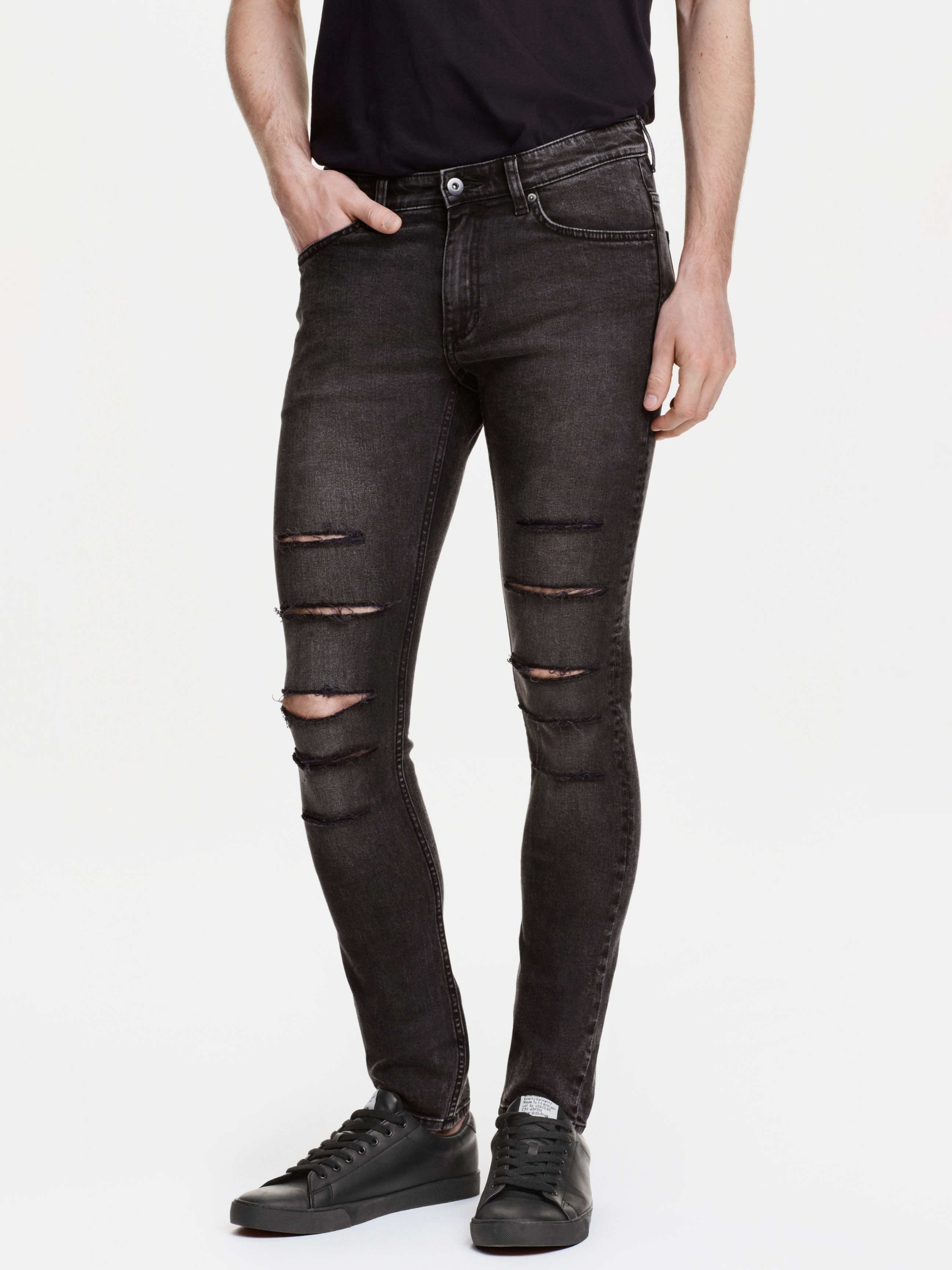 

Джинсы H&M XAZ043567IYHZ  Черный/Серый, Джинсы H&M XAZ043567IYHZ 36 Черный/Серый