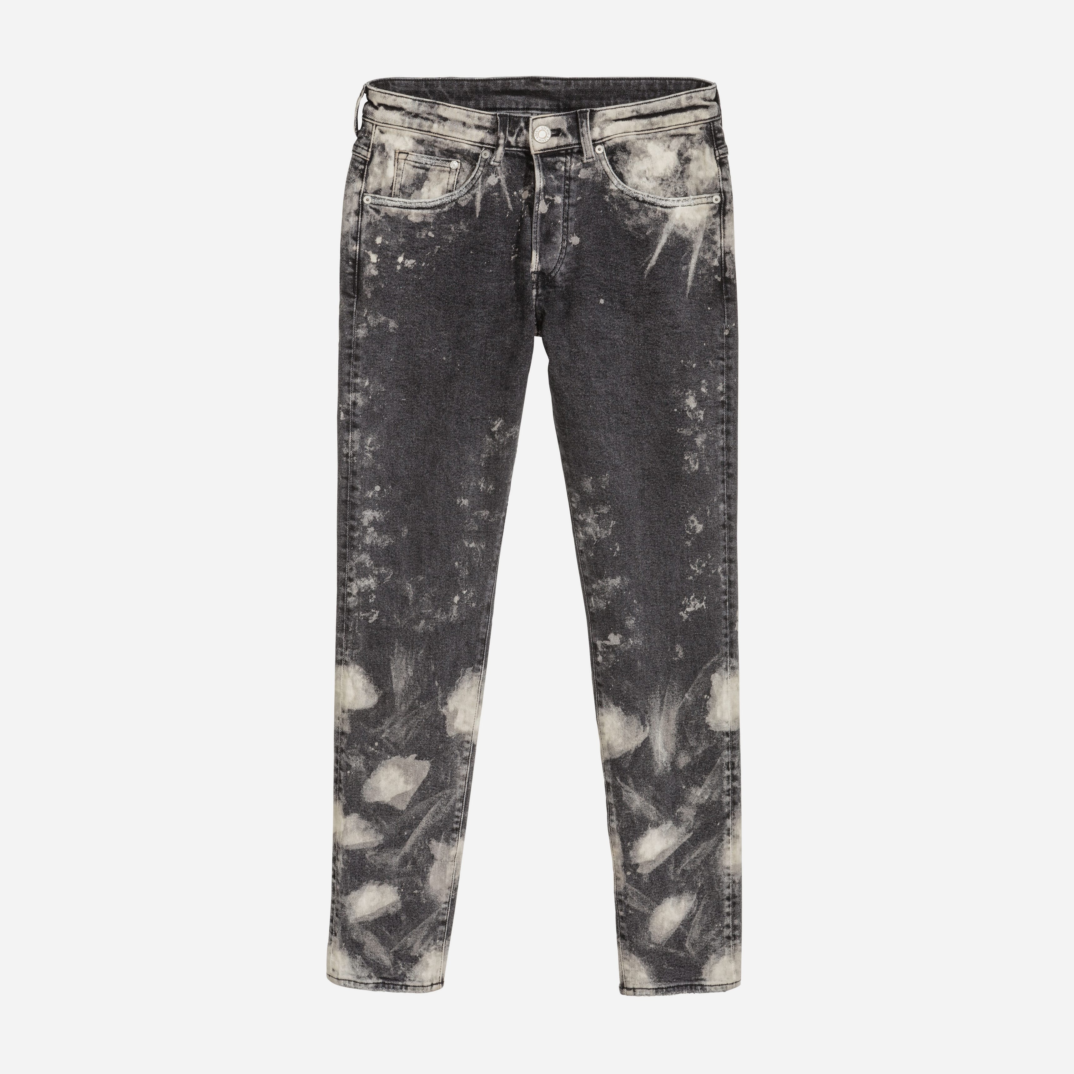 

Джинсы H&M XAZ159277TETF 32/30 Серые в узоры