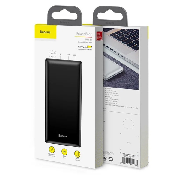 

УМБ Baseus Mini JA 3A 30000mAh Black