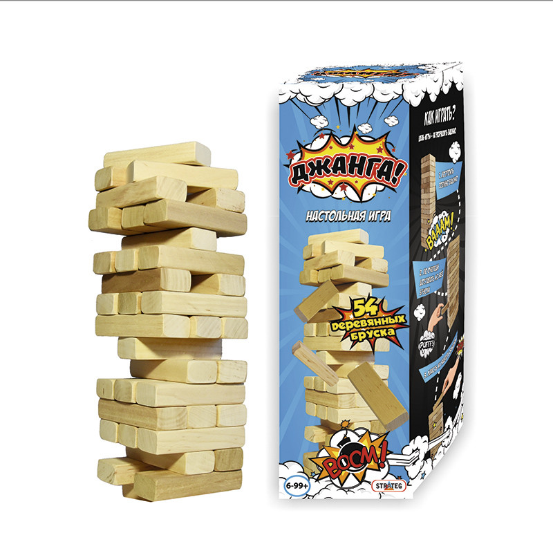 

Настольная игра "Джанга 54 бруска" 24ST