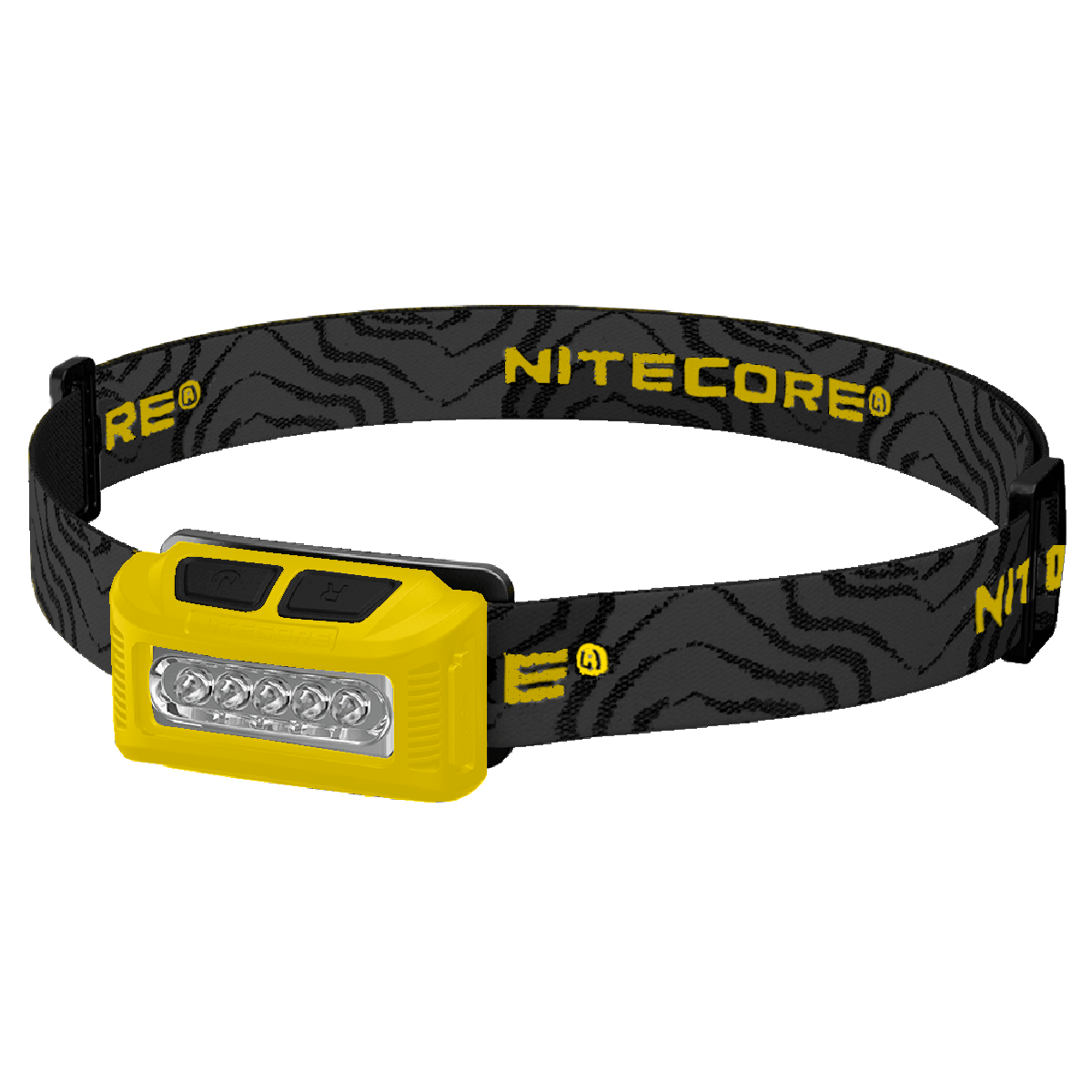 

Фонарь налобный Nitecore NU10, желтый