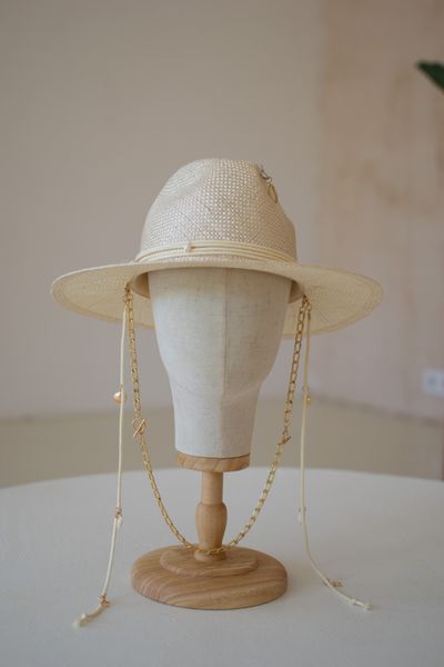 Desert Sun Hat - Golden Guatemalan Palm