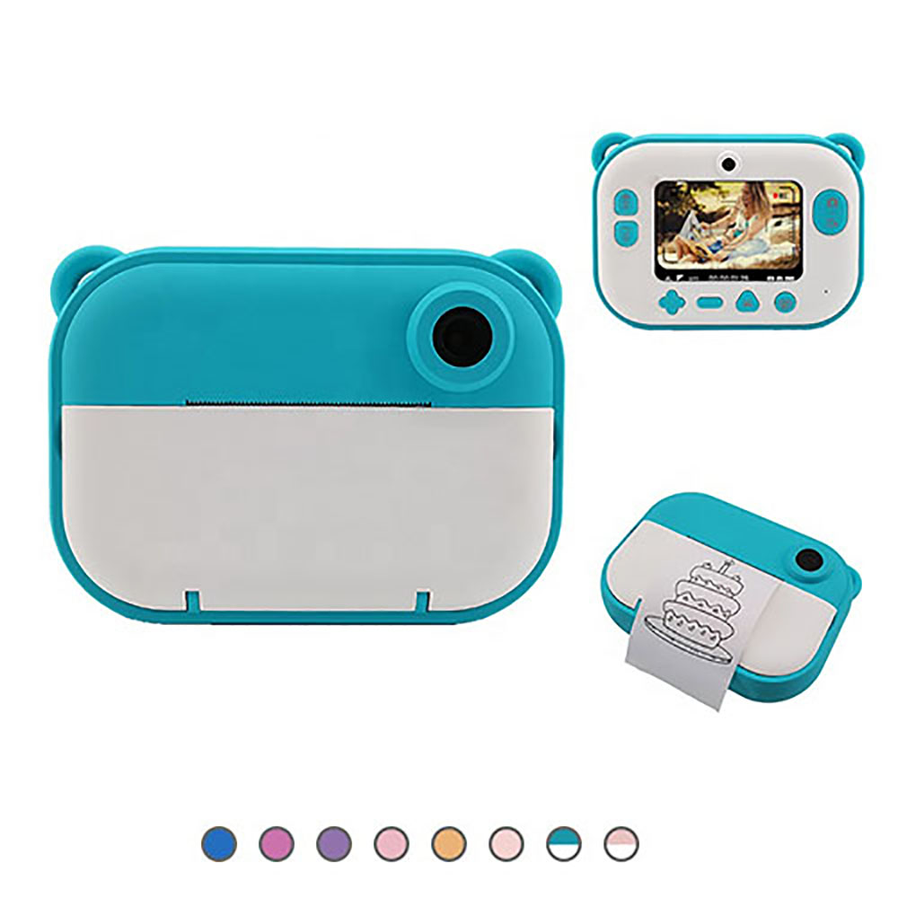 

Детский цифровой фотоаппарат мгновенной печати Wi-print YT03 Blue