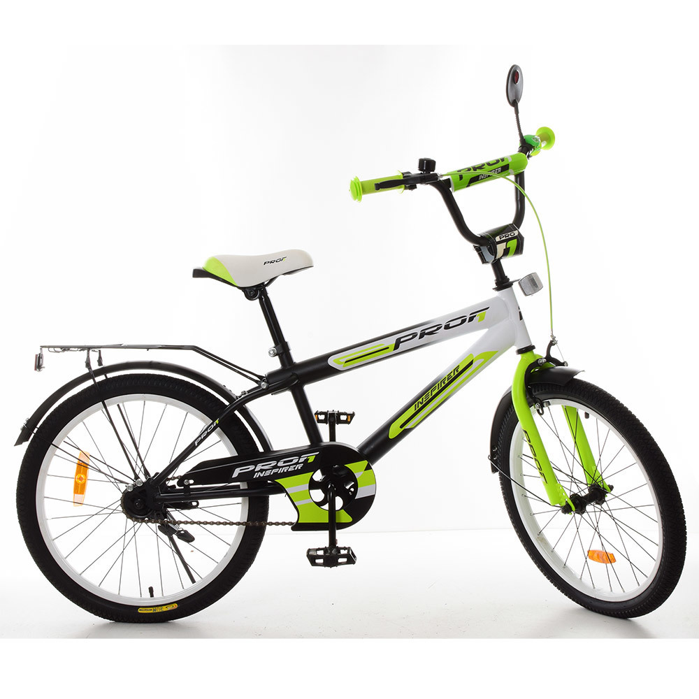 

Велосипед Profi Inspirer 20" Black / White / Lime mat (SY2054)