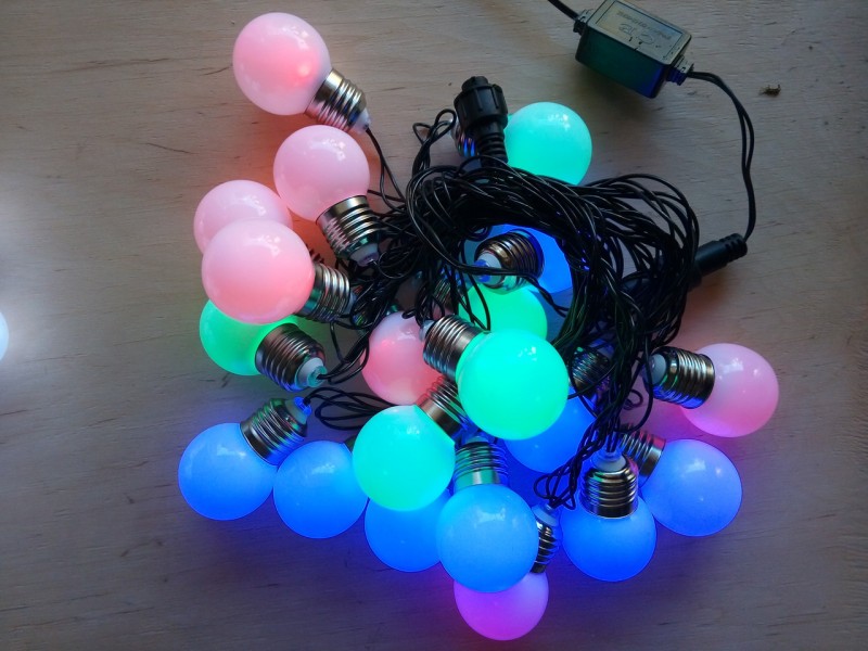 

Гирлянда Лампочки 30 LED 25мм 7м переходник мульти Gonchar (NAT06697)