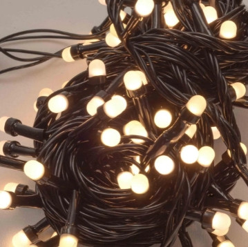 

Гирлянда Линза 200 LED черный провод 13м белый теплый Gonchar (NAT06640)