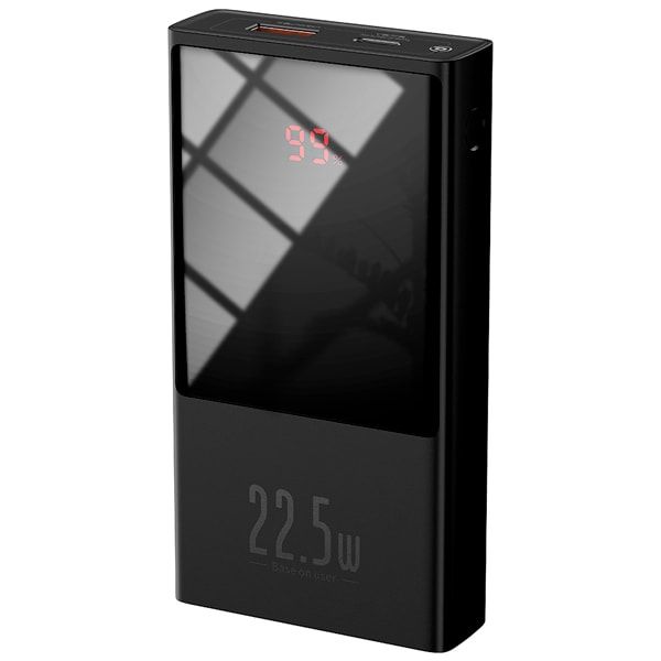 

Портативный аккумулятор Baseus Super Mini Digital Display (PD3.0+QC3.0) 10000mAh 22.5W - Black (PPMN-A01)