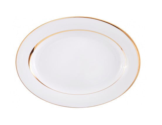 

Блюдо овальне Dankotuwa Porcelain Mooney Gold 320 мм