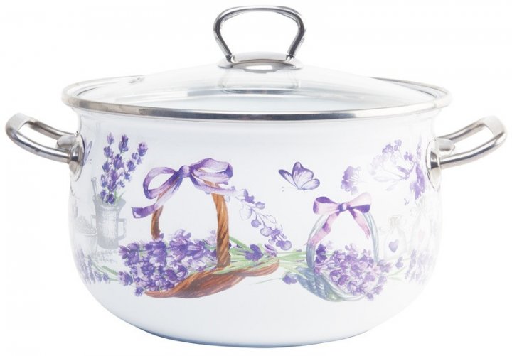 

Кастрюля TM GUSTO Корзина Лаванды Premium 22 см, 5.1 л (GT-T-222-BL)