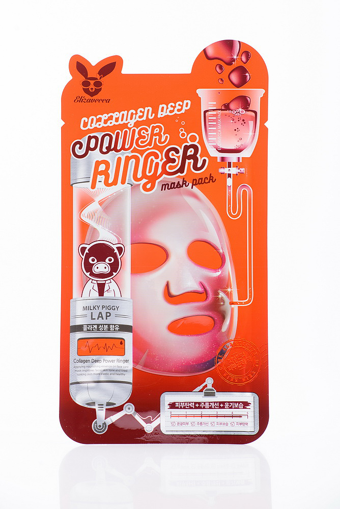 Маска коллагеновая для лица ELIZAVECCA COLLAGEN DEEP POWER MASK PACK ...