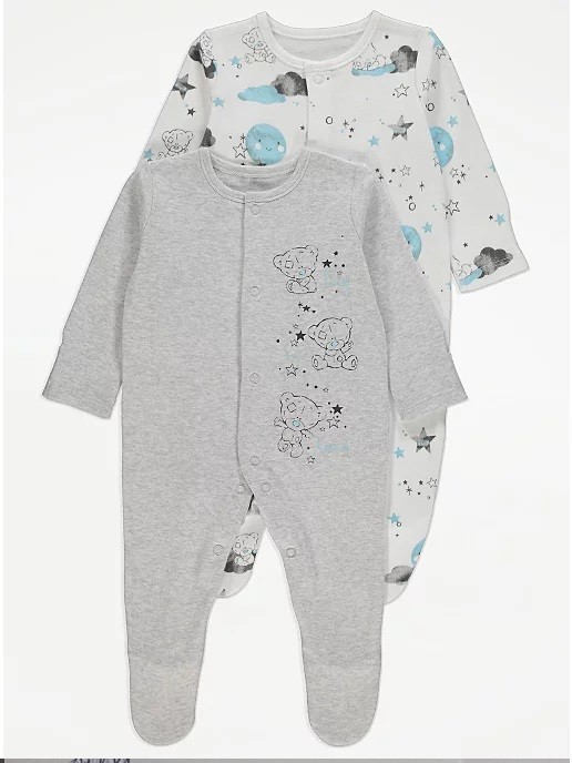 

Человечек George Tatty Teddy White Long Sleeve 2 шт 62-68 см разноцветные