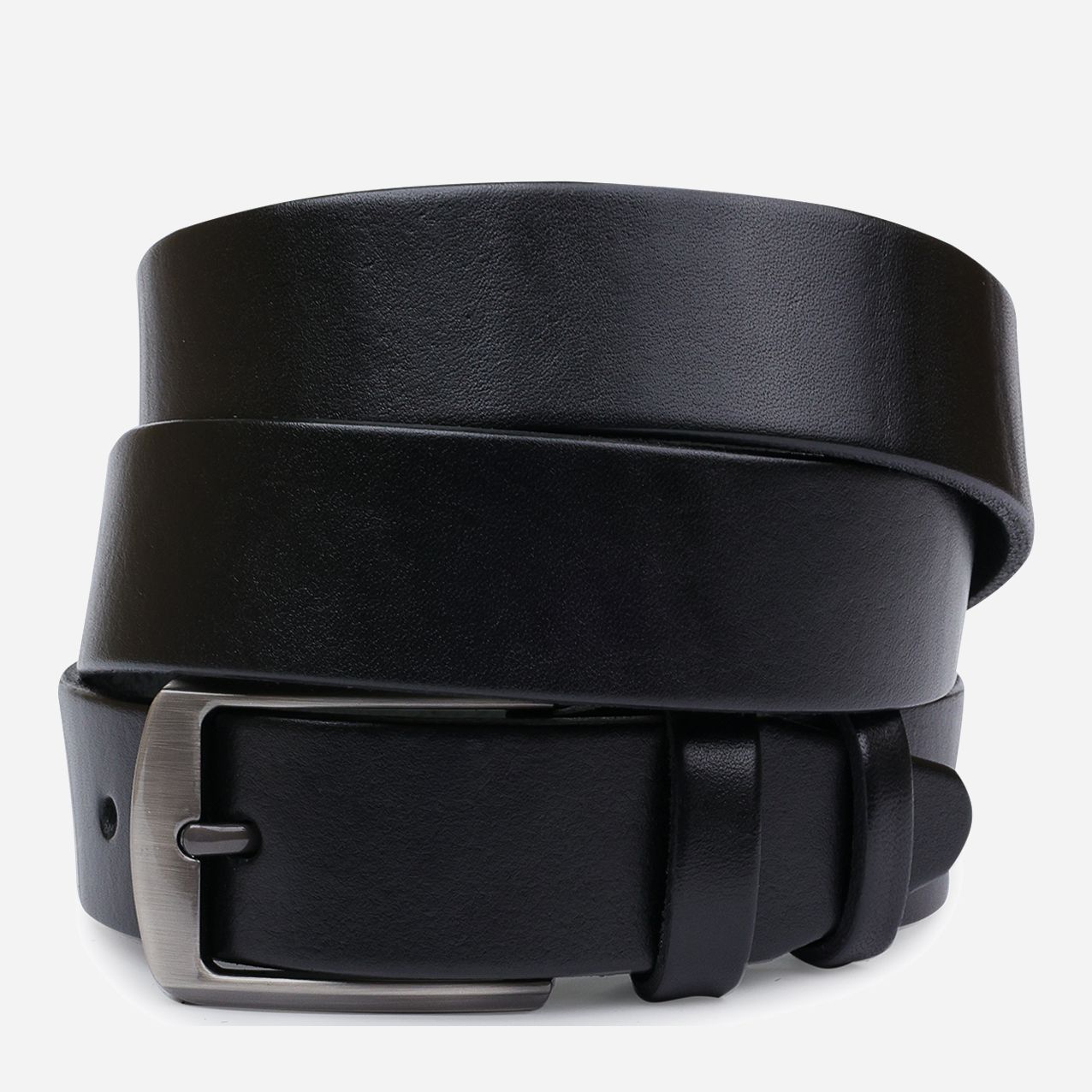 

Мужской ремень кожаный Vintage leather-20706 131 см Черный