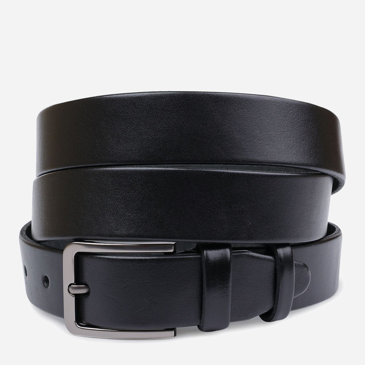 

Мужской ремень кожаный Vintage leather-20712 160 см Черный