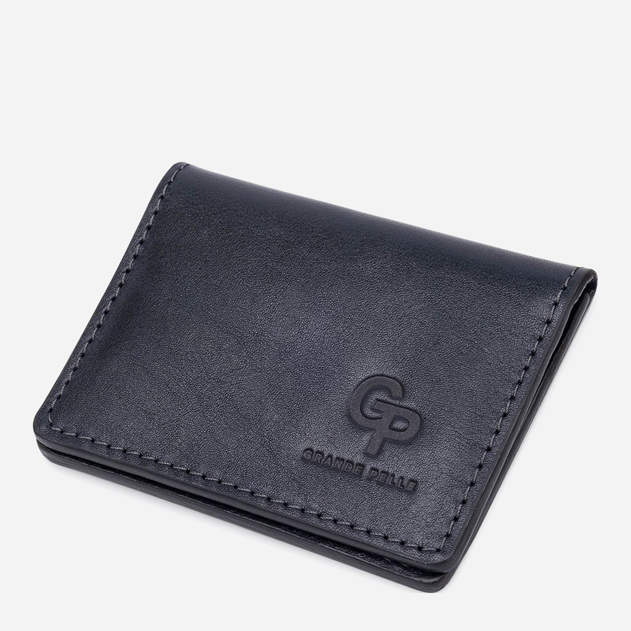 

Обложка для автодокументов Grande Pelle leather-11536 Синяя