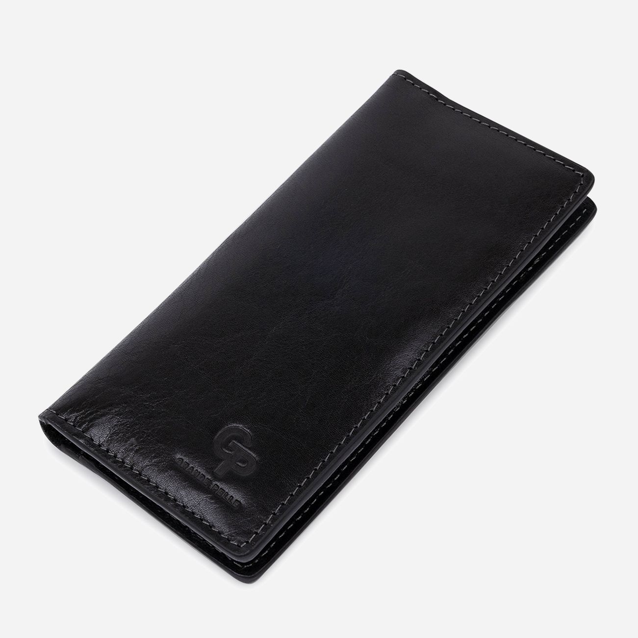 

Мужское кожаное портмоне Grande Pelle leather-11559 Черное