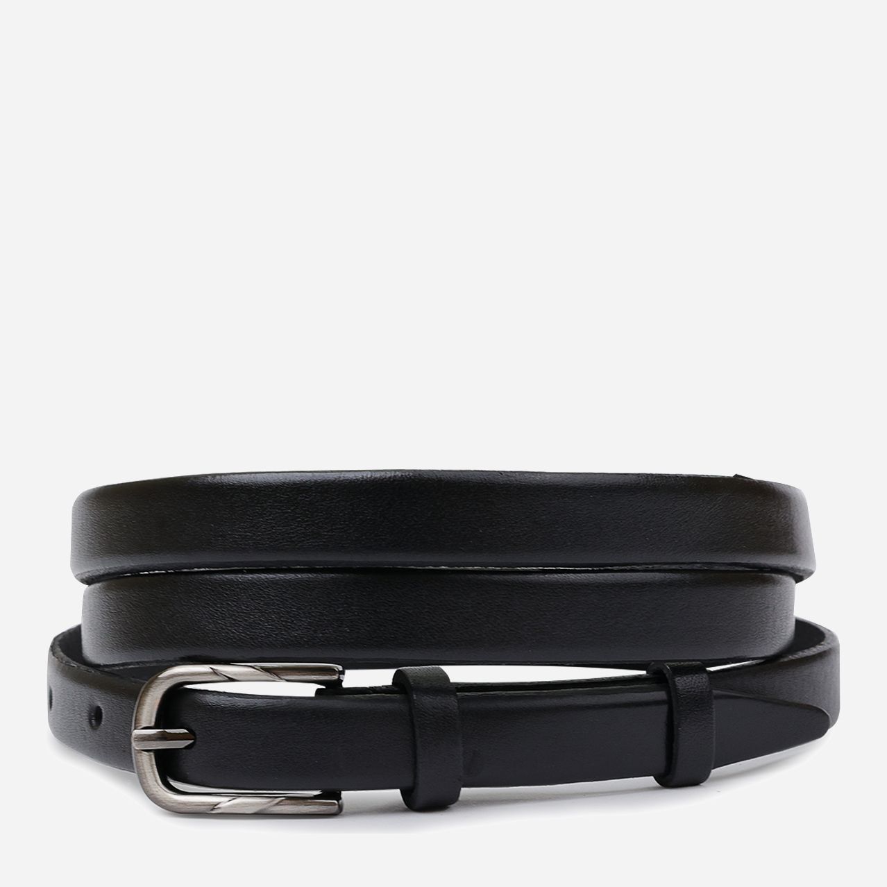 

Женский ремень кожаный Vintage leather-20751 126 см Черный