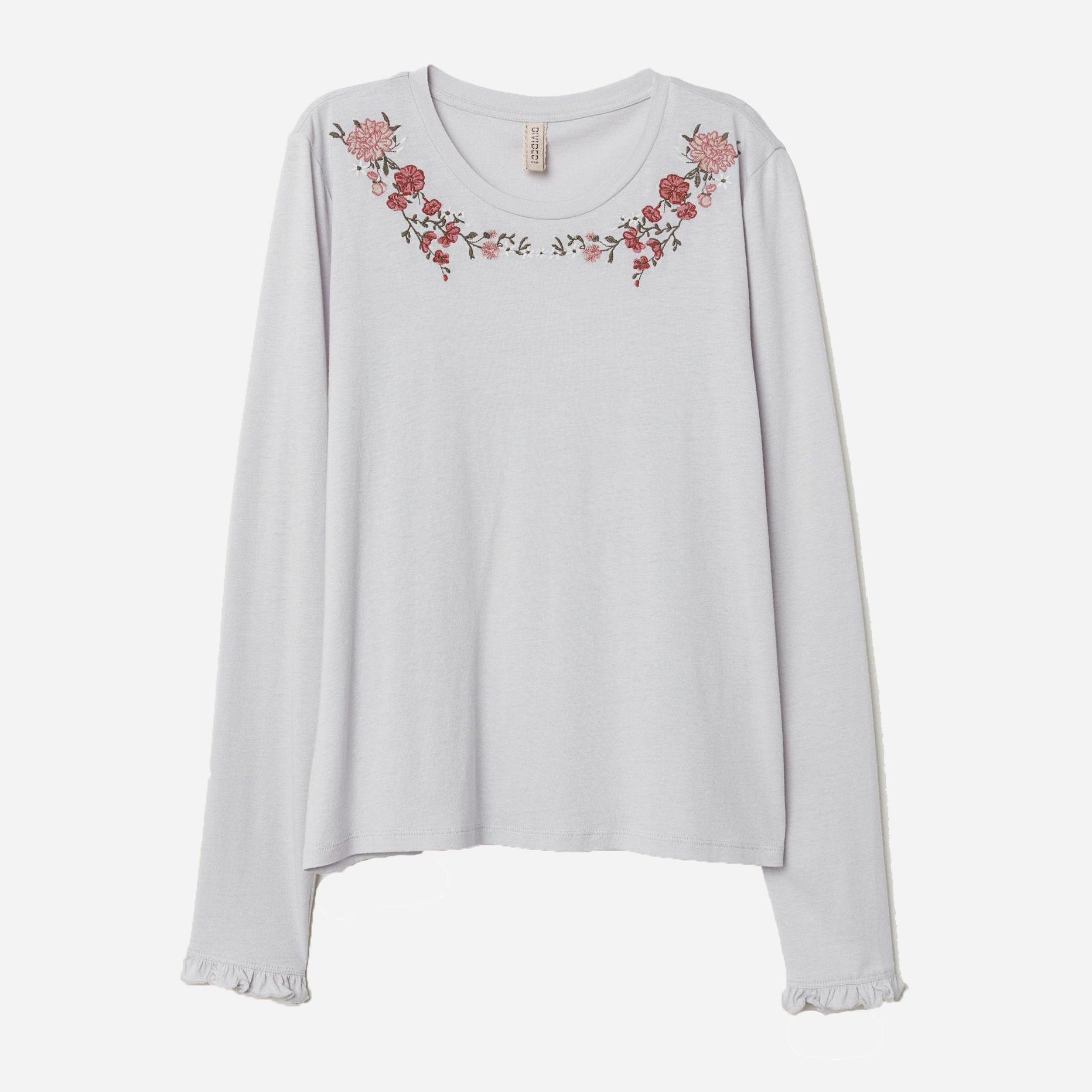 

Лонгслив H&M XAZ177785HLZQ  Серый, Лонгслив H&M XAZ177785HLZQ S Серый