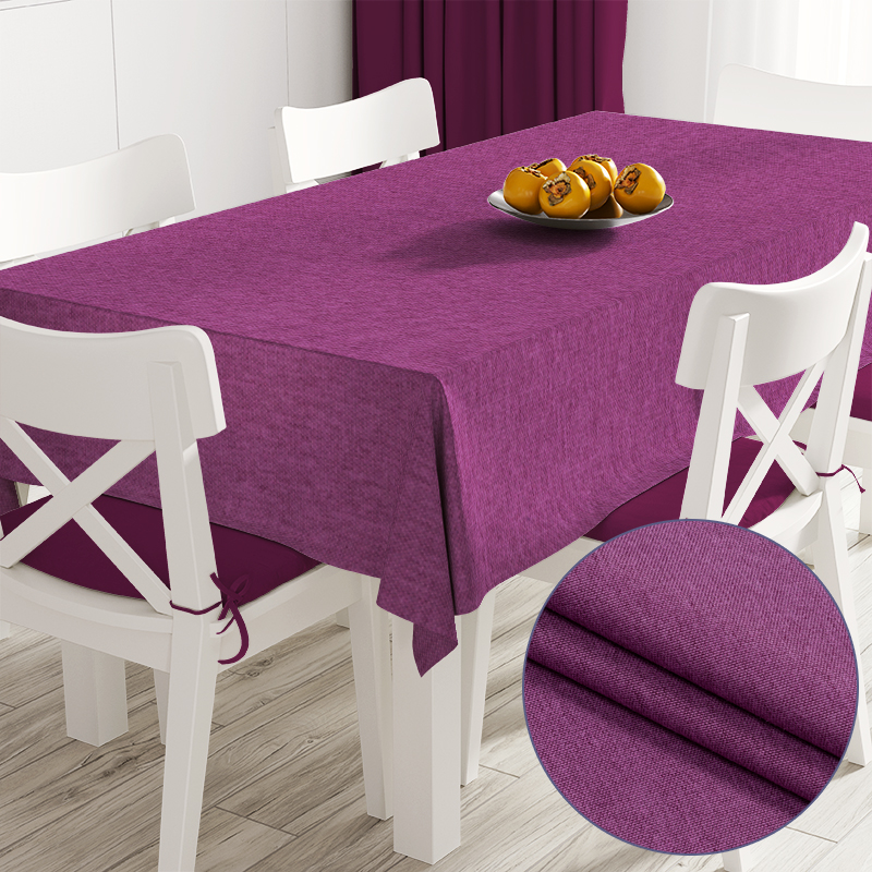 

Скатерть рогожка Time Textile Afina Grape Сиреневый TT155706 140x240