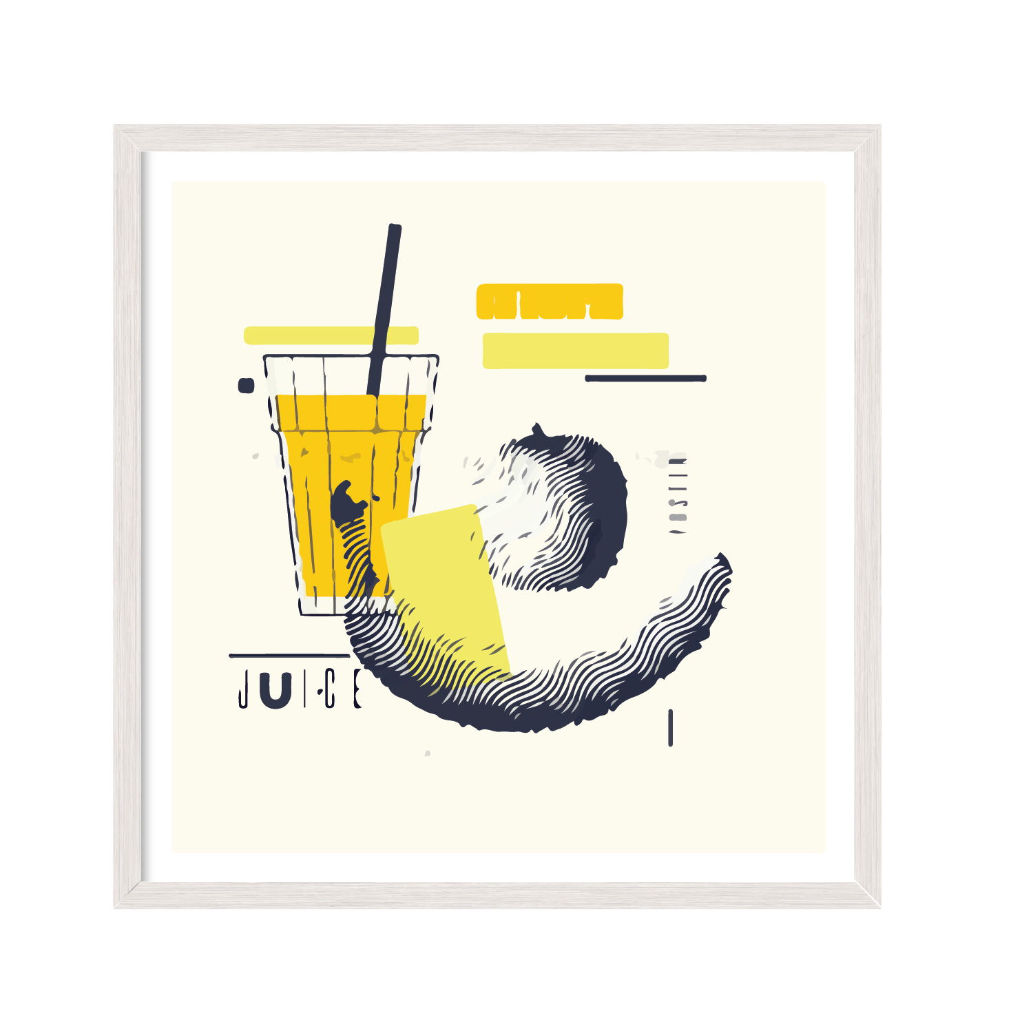 

Постер "Juice" без стекла 45 x 45 см в белой рамке