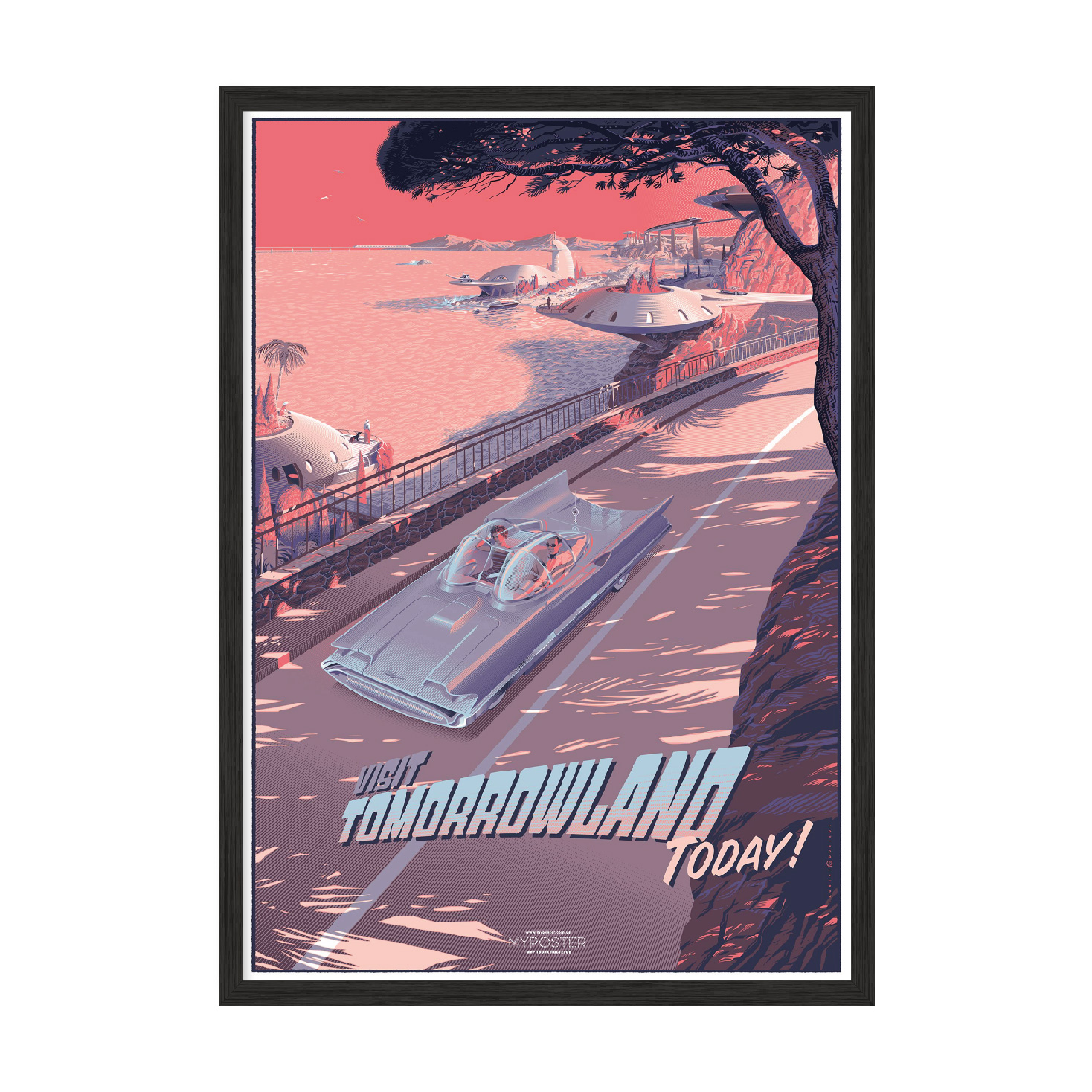

Постер "Tomorrowland" с антибликовым стеклом 59.6 x 84 см в чёрной рамке