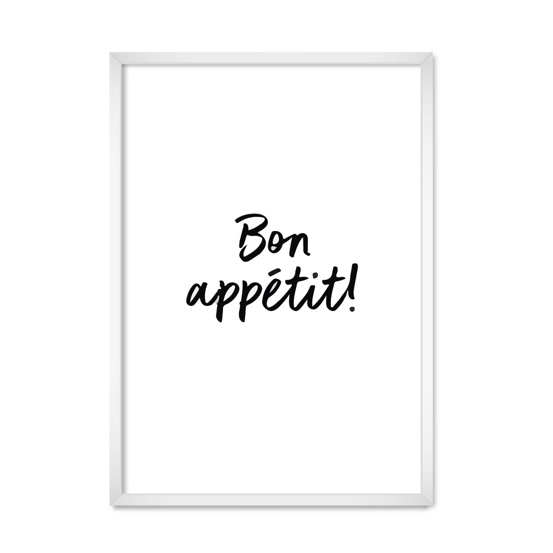 

Постер "Bon Appétit" с антибликовым стеклом 29.7 x 42 см в белой рамке