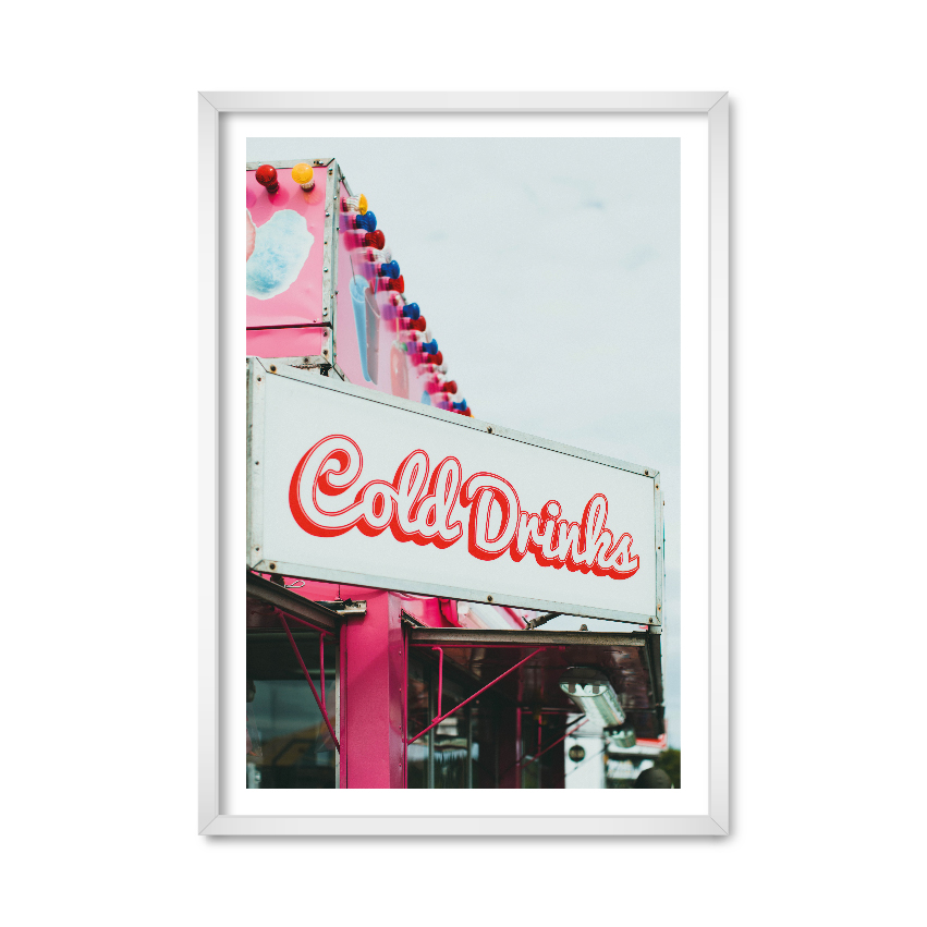 

Постер "Cold Drinks" с антибликовым стеклом 42 x 59.4 см в белой рамке