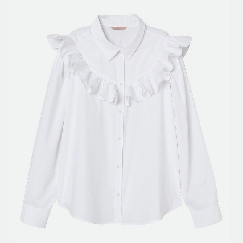 

Блузка H&M XAZ274232SZWF  Белая, Блузка H&M XAZ274232SZWF 3XL Белая