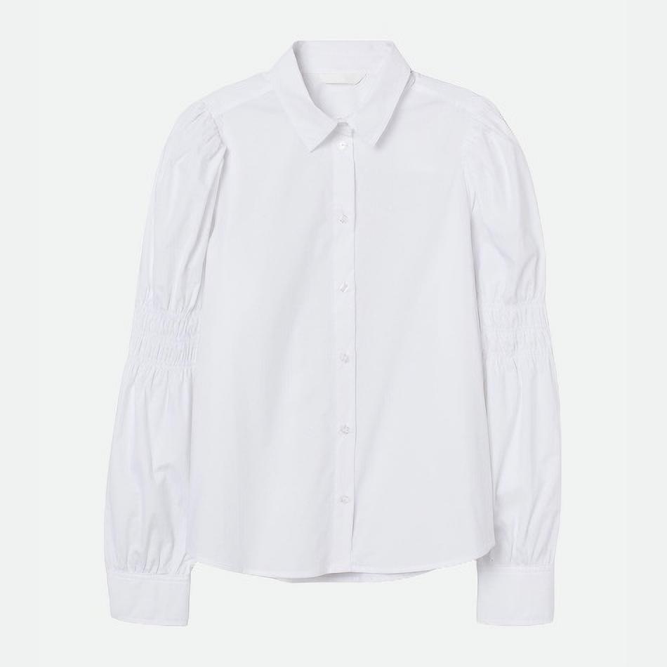 

Блузка H&M XAZ274344GXOO  Белая, Блузка H&M XAZ274344GXOO XL Белая