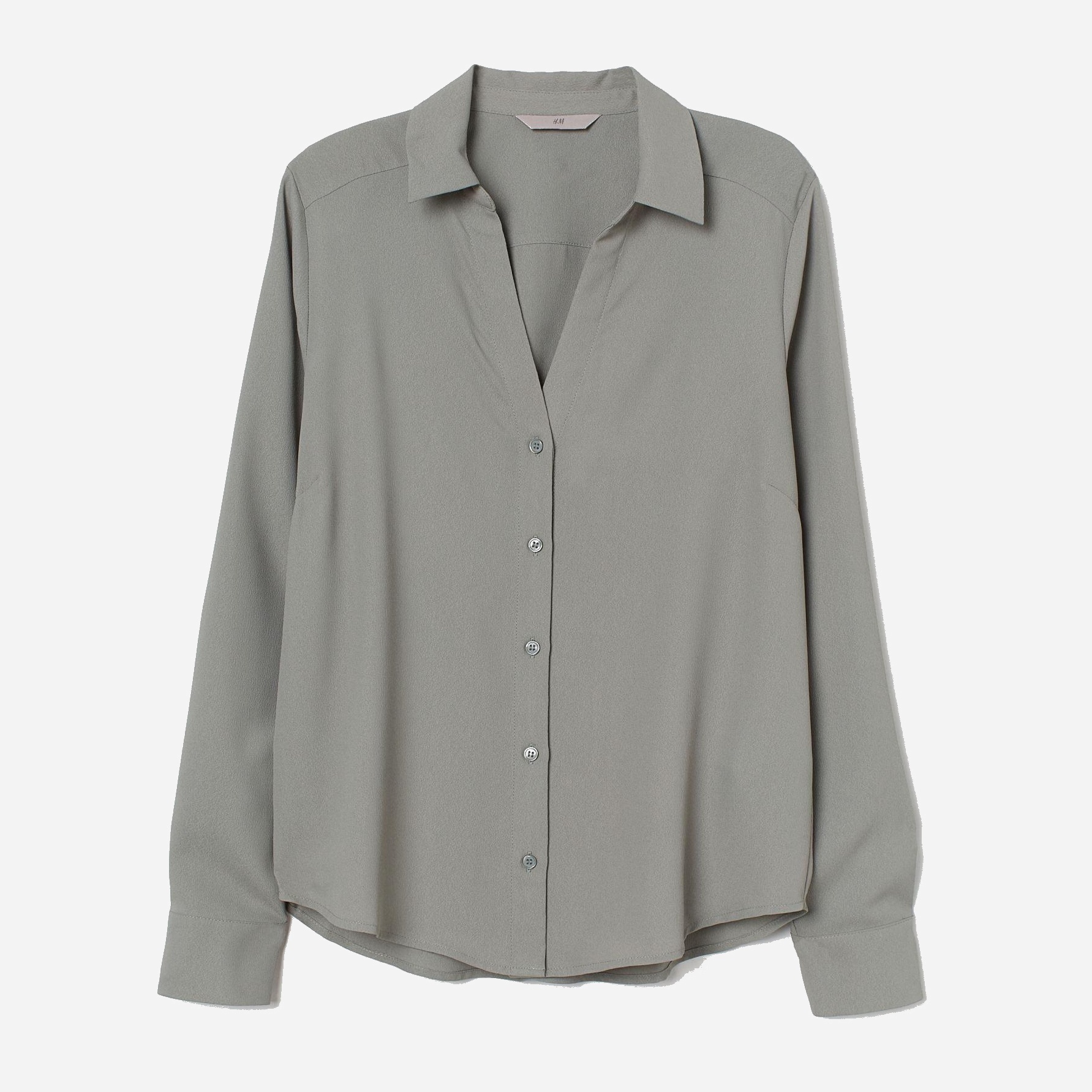 

Блузка H&M XAZ274364WTDZ  Серая, Блузка H&M XAZ274364WTDZ 46 Серая