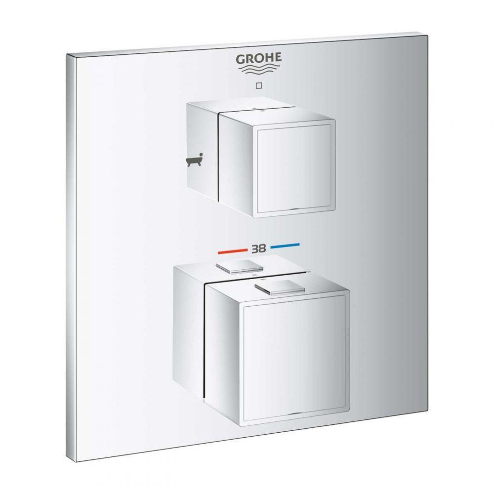

Grohtherm Cube Термостат для ванны с переключателем на 2 положения
