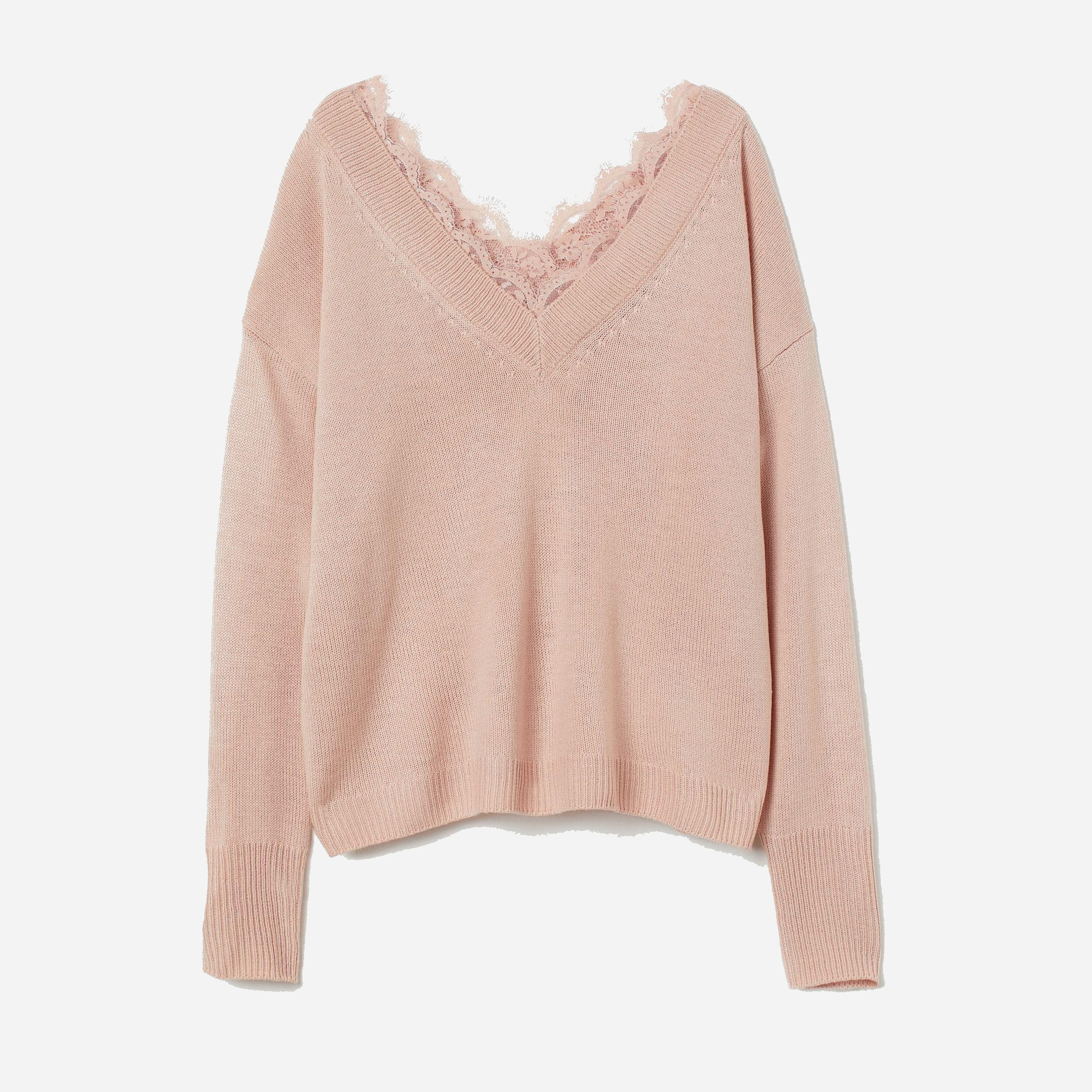 

Пуловер H&M XAZ203851QMIR  Бледно-розовый, Пуловер H&M XAZ203851QMIR L Бледно-розовый
