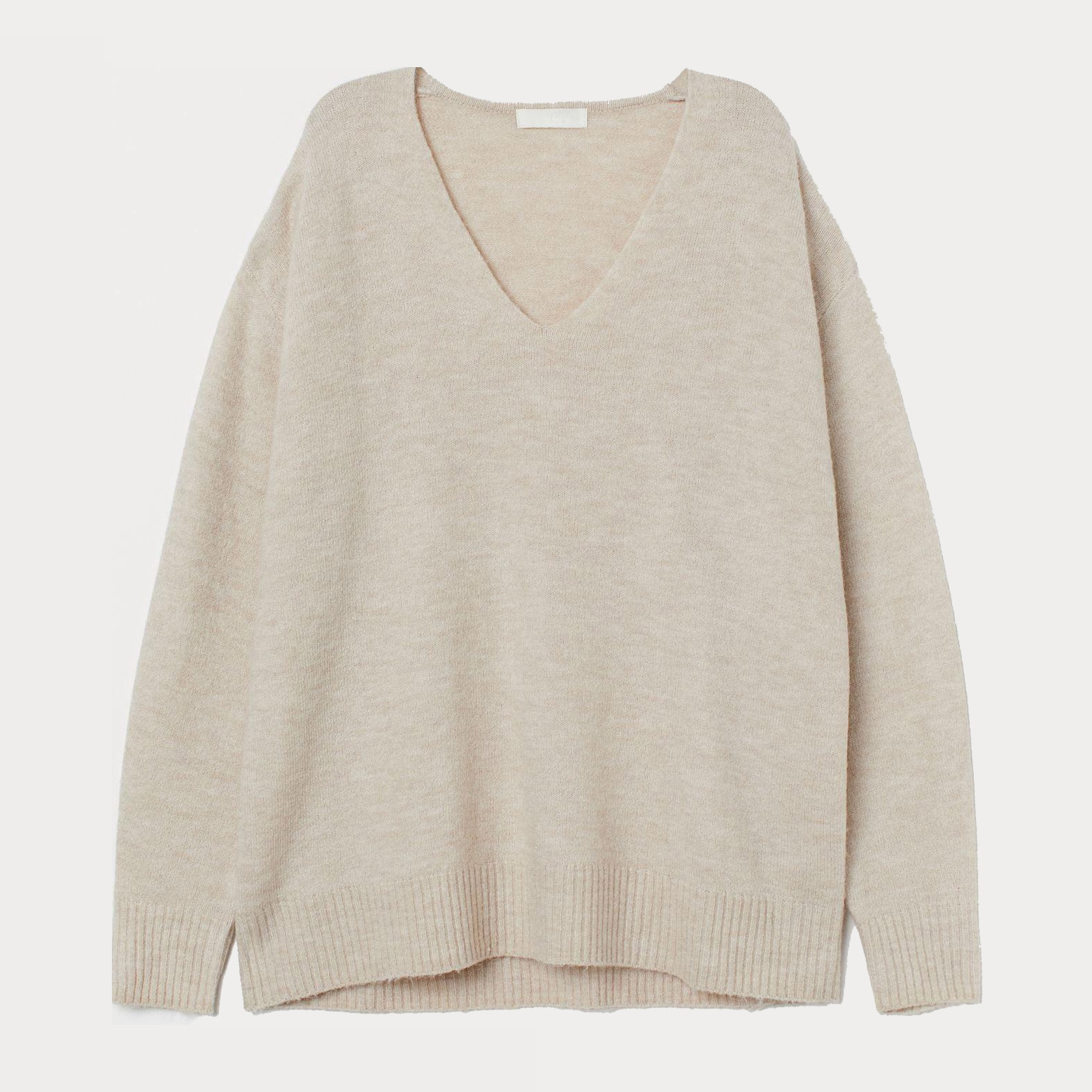 

Пуловер H&M XAZ226012RJOL XL Светло-бежевый