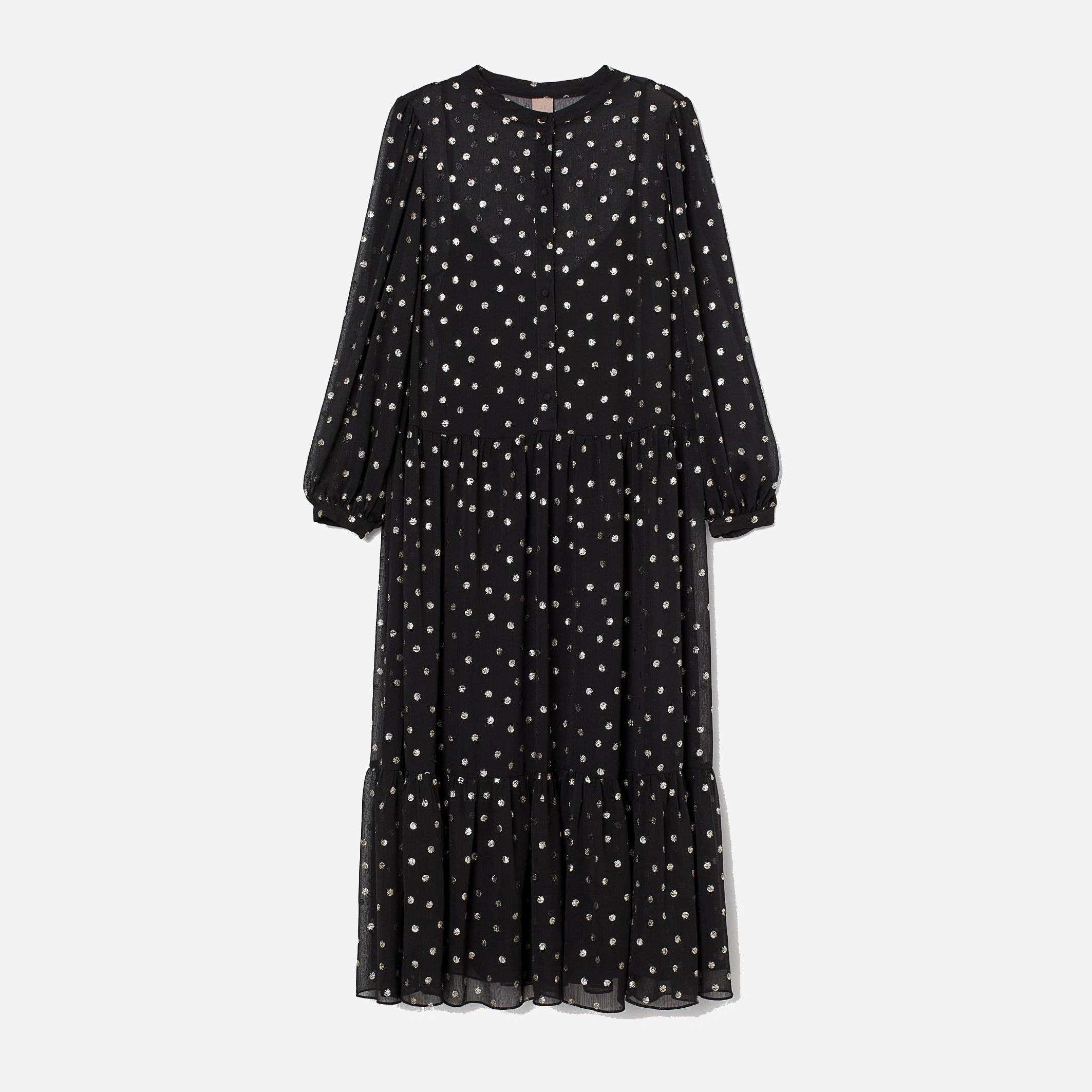 

Платье H&M XAZ274808GFGL  Черное с золотистым, Платье H&M XAZ274808GFGL 2XL Черное с золотистым