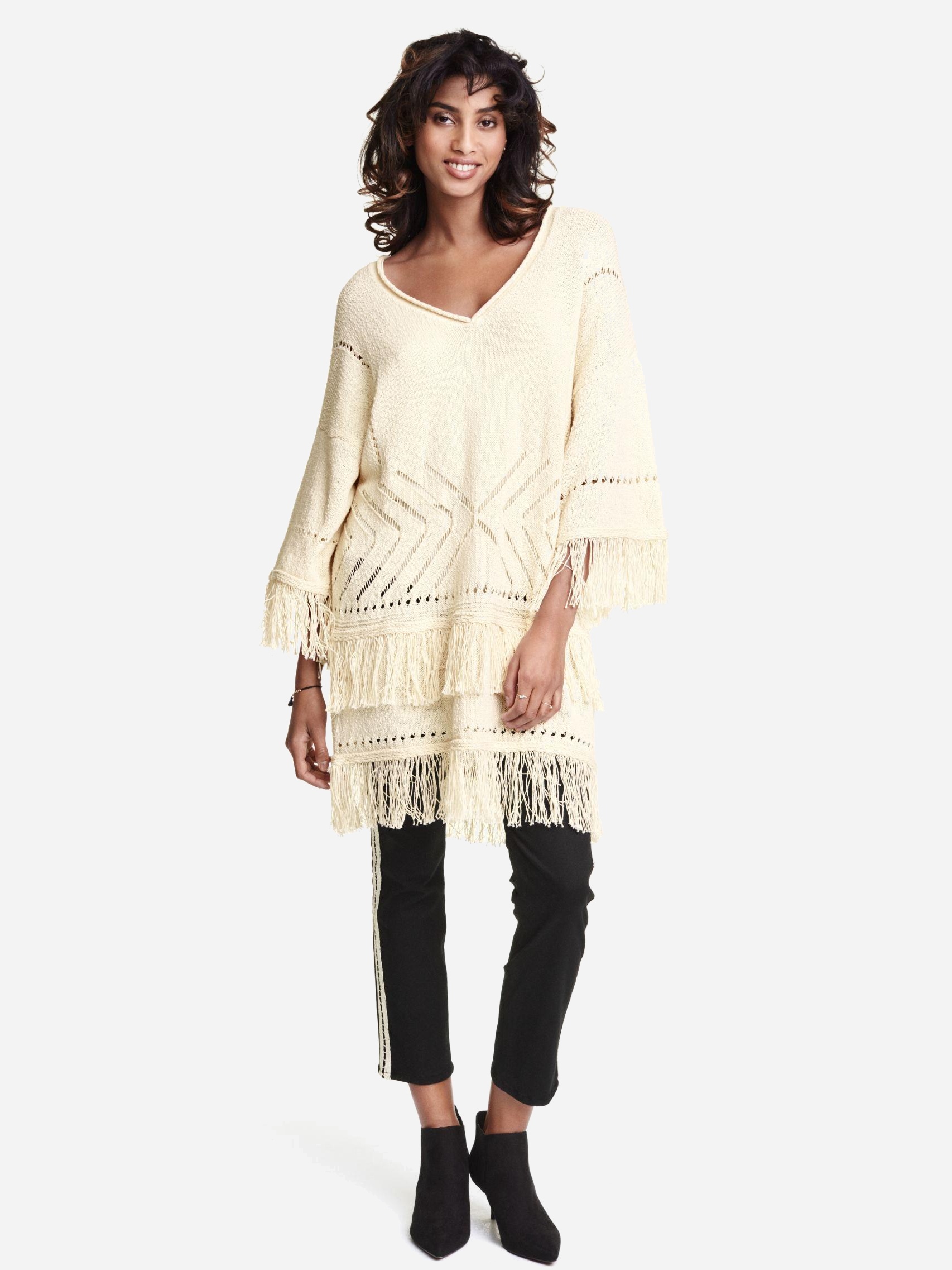 

Туника H&M XAZ227468BZNT  Светло-бежевая, Туника H&M XAZ227468BZNT L Светло-бежевая