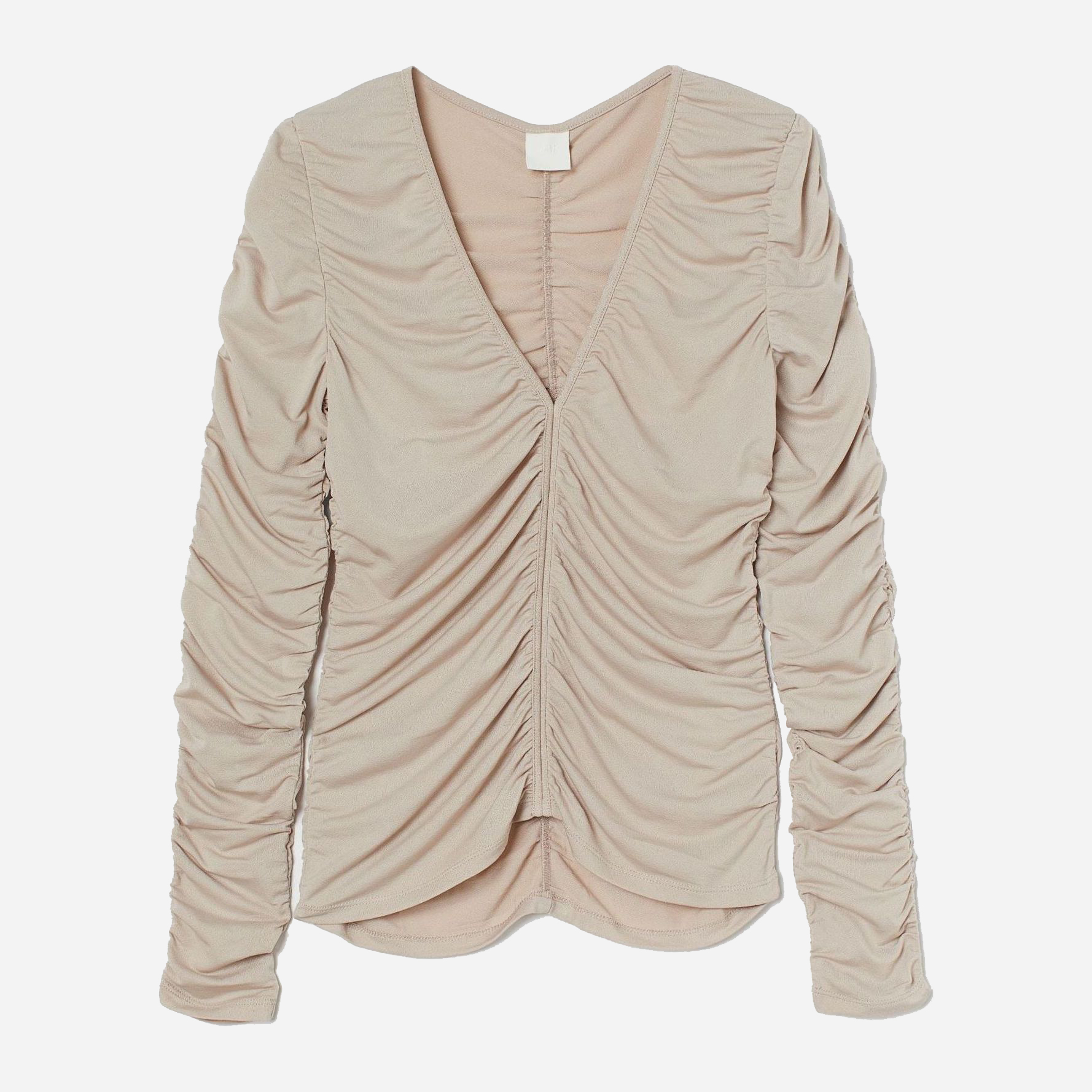 

Блузка H&M 9233532bar  Светло-бежевая, Блузка H&M 9233532bar XS Светло-бежевая