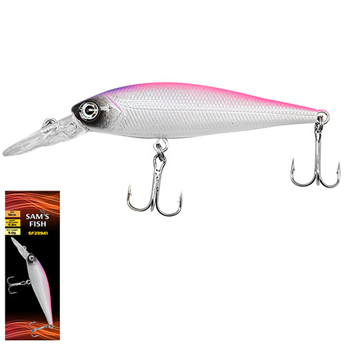 

Воблер упаковка 10 шт Sams Fish SF23941-3 100 мм 9 г 0.8 м