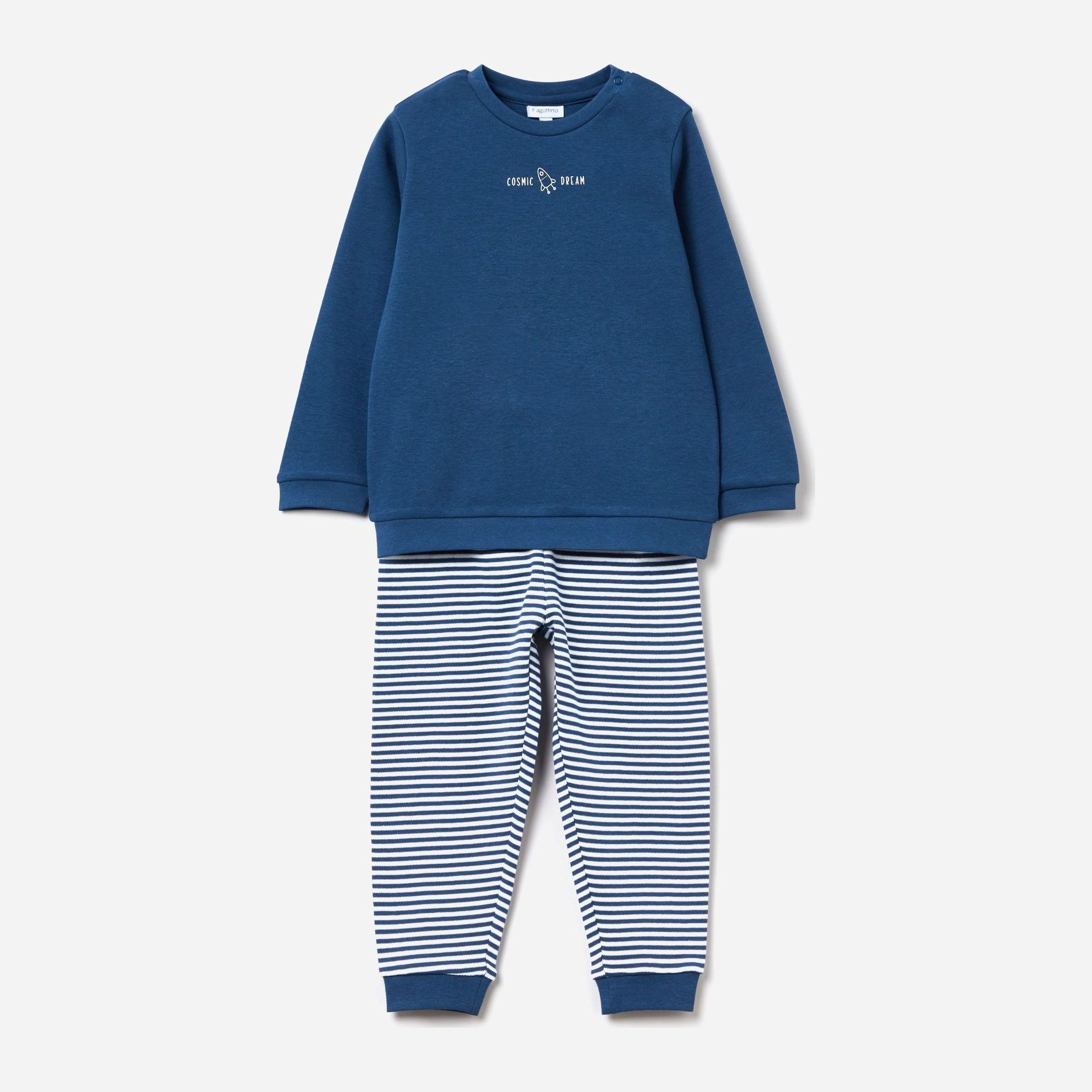 

Пижама (свитшот + штаны) OVS 1311386 80 см Blue