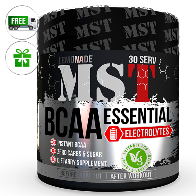 

Аминокислоты MST Nutrition BCAA Essential Electrolites 240 г Лимонад