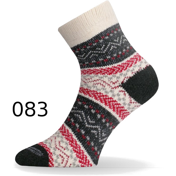 

Термошкарпетки трекінг Lasting HMC 083 - S (34-37) - білий/червоний